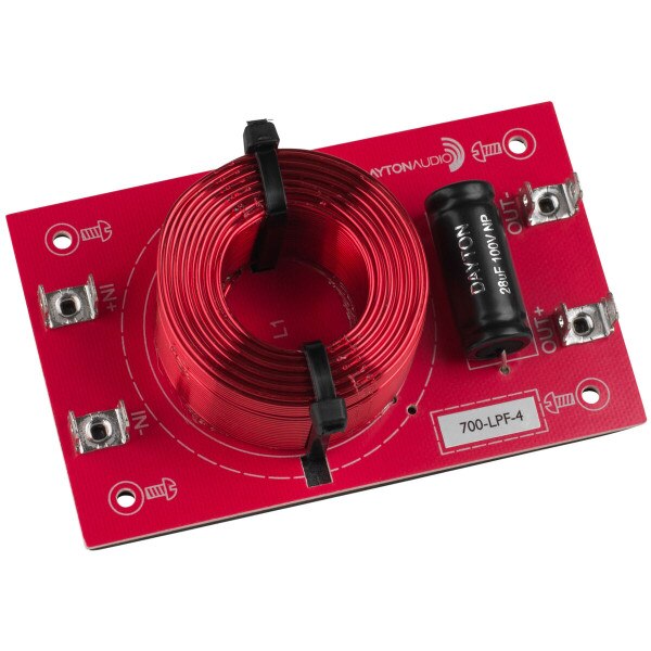 Main product image for Dayton Audio 700-LPF-4 Low Pass Speaker Crossover 260-1776